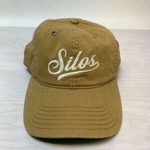 Silos Magnolia Baseball Cap Buckleback Hat Gold Soft Khaki Outdoor Casual OSFM